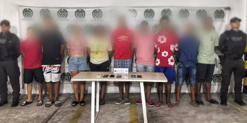 Caen nueve de Los Costeños en redada contra la extorsión en Barranquilla y el área metropolitana.